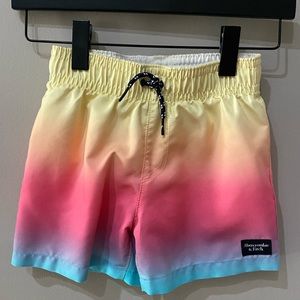 Abercrombie Kids Rainbow Swim Trunks-NEW, Never worn!
